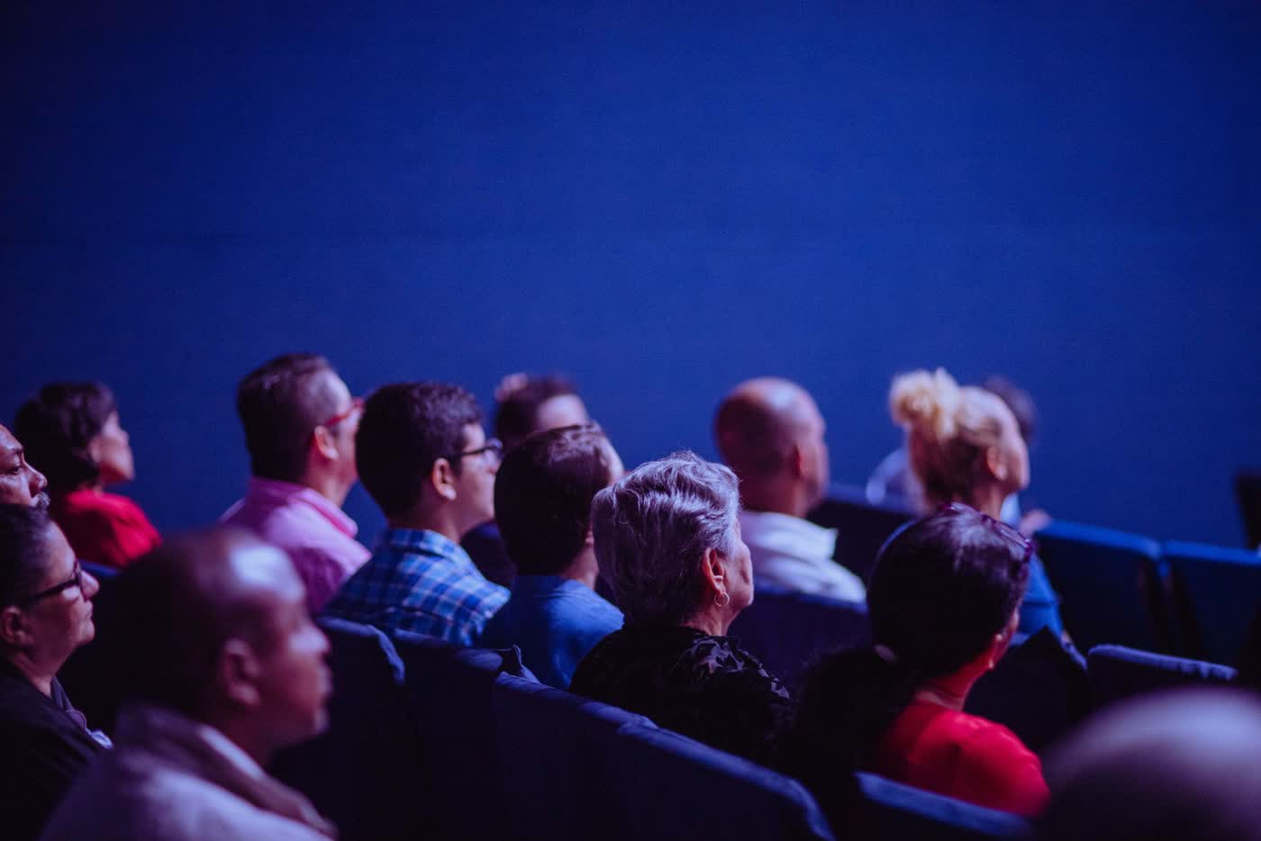 Audience at a financial services leadership summit